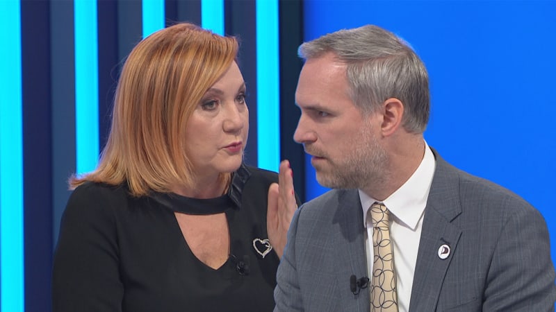 Ostrý střet v Partii: Jste jak medvídek na klíček, řekla Schillerová Hřibovi. Ten vytáhl fotky